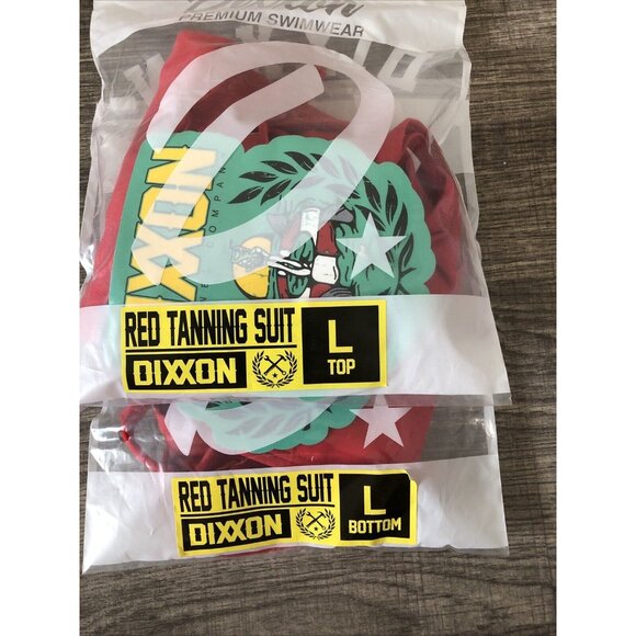 Dixxon Bikini Top and Bottom RED Size Large NWT - Picture 11 of 11